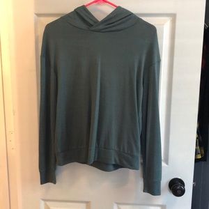 a new day green hoodie